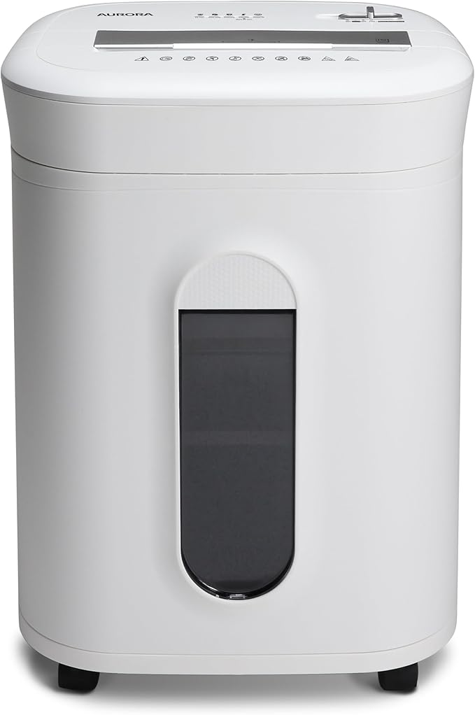 Aurora High-Security 10-Sheet Micro-Cut Paper and Credit Card Shredder by Aurora