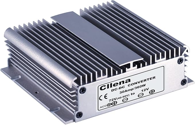 Cllena DC 40V-90V to 12V Converter Voltage Regulator Reducer 48V 60V 72V Step - Image 2