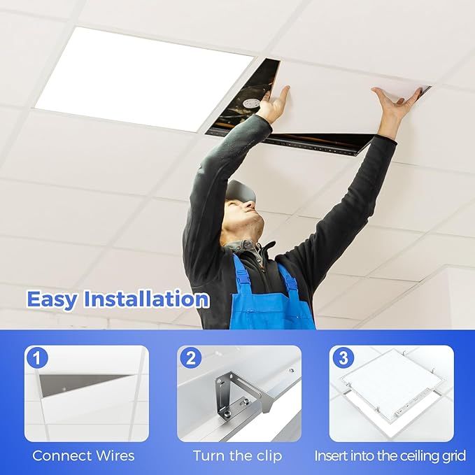 AIKVSXER 2 Pack 2x2 LED Flat Panel Light - Image 3