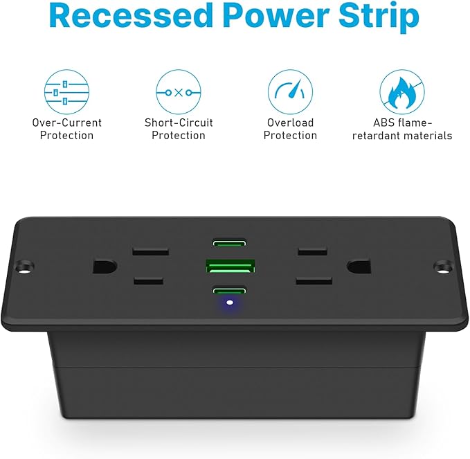CCCEI Recessed Power Strip - Image 7