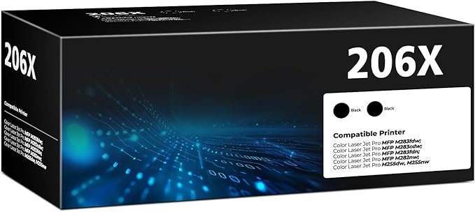 W2110X 206X Black Toner Cartridges by Diegees