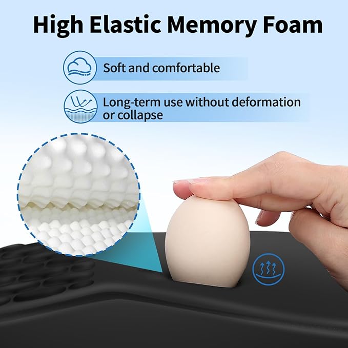 YIWEI Ergonomic Mouse Pad with Wrist Support - Image 3