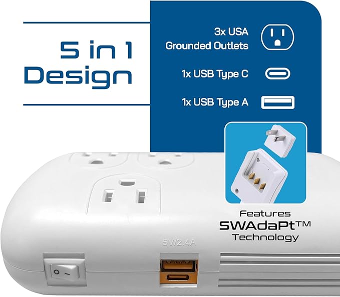Ceptics 300W Travel Voltage Converter, 220V to 110V 50Hz to 60Hz Step Down - Image 2