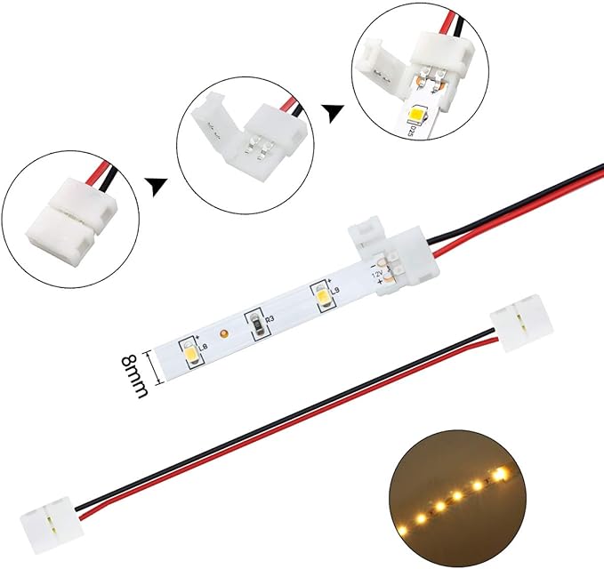 LightingWill 10pcs/Pack Strip to Strip - Image 2