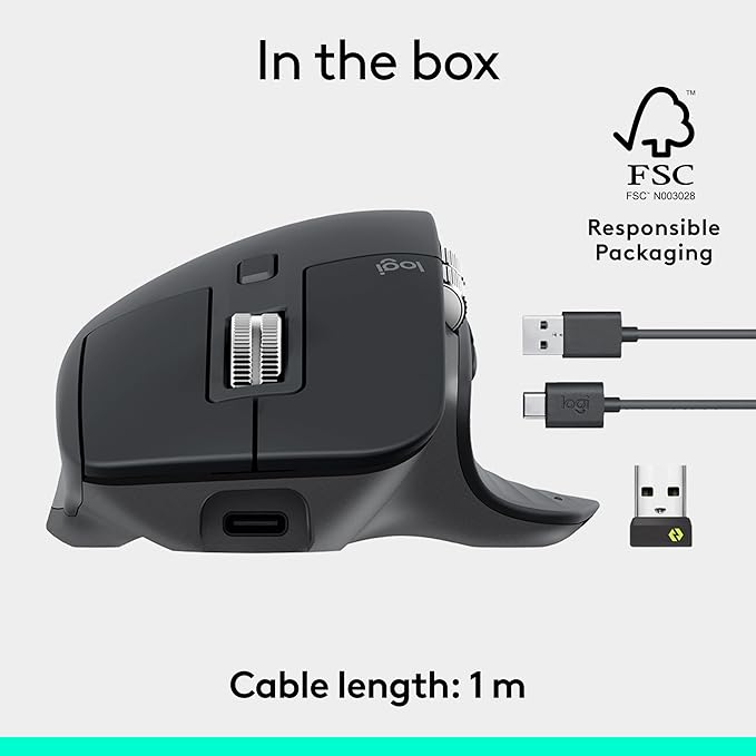 Logitech MX Master 3S Wireless Mouse Standard Edition - Image 9