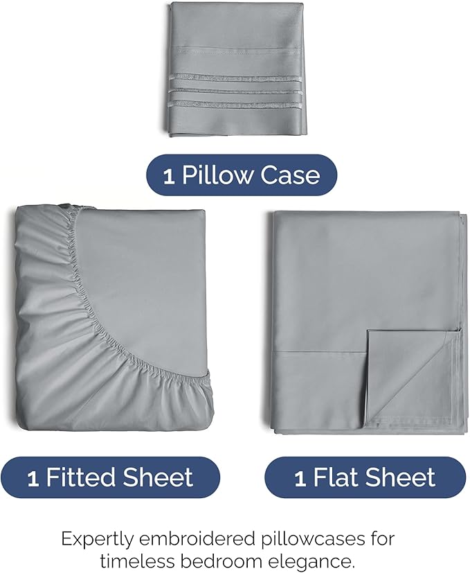 Twin XL Size 3 Piece Sheet Set - Image 2