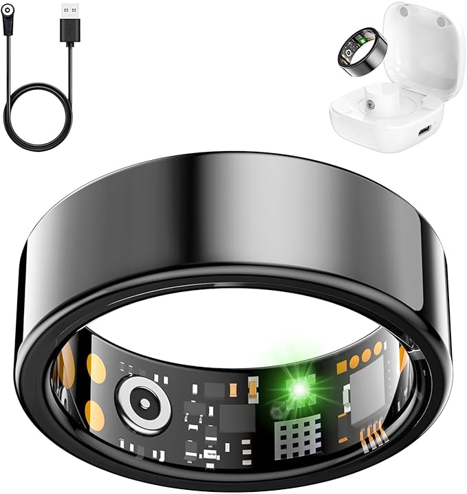 Smart Health Ring for Women Men, Fitness Tracker Ring by Unknown