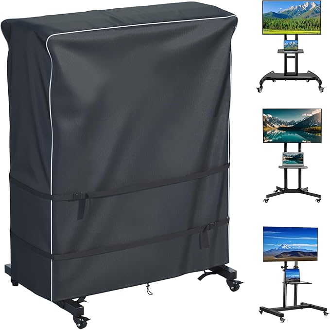 JINLI 55-60 inch outdoor TV trolley cover, courtyard TV cover, Oxford fabric by Unknown