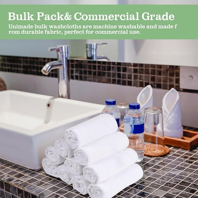 UNIMADE Washcloths Bulk - Image 6