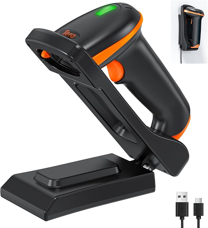 Tera 1D 2D QR Barcode Scanner by Tera