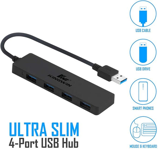 Kingwin USB Hub 4 Port USB 3.0 Data Hub by KWI-Kingwin