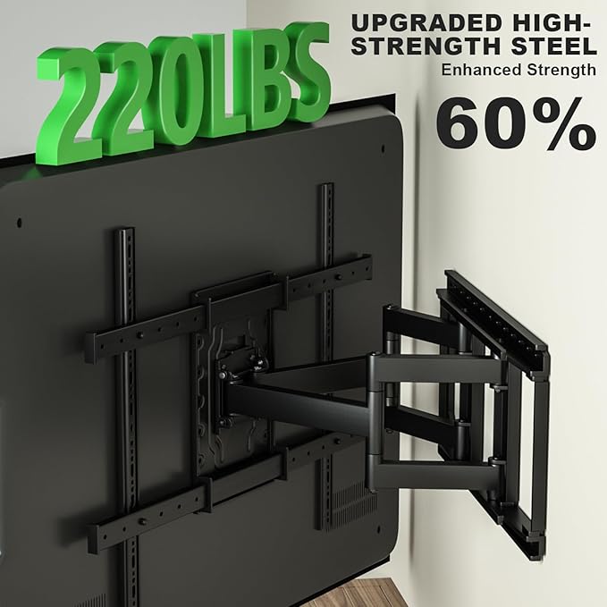 USX MOUNT Heavy Duty Full Motion TV Wall Mount - Image 2