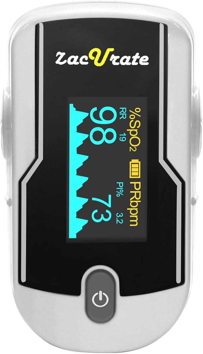 Zacurate 500E-B Wireless Bluetooth Fingertip Blood Pulse Oximeter Monitor - Image 5
