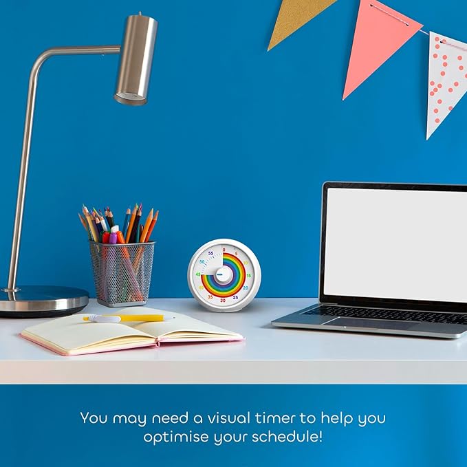 Visual Timer for Kids, 60-Minute Countdown for Classroom Office Kitchen - Image 4