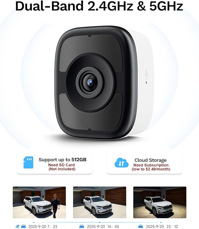 5MP 3K Window Cameras for Home Security, 2.4G 5G WiFi Safeview Window Security - Image 5