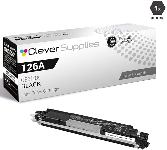 CS Replacement Compatible with HP TOPSHOT PRO M275NW CE310A Black CE311A Cyan - Image 2