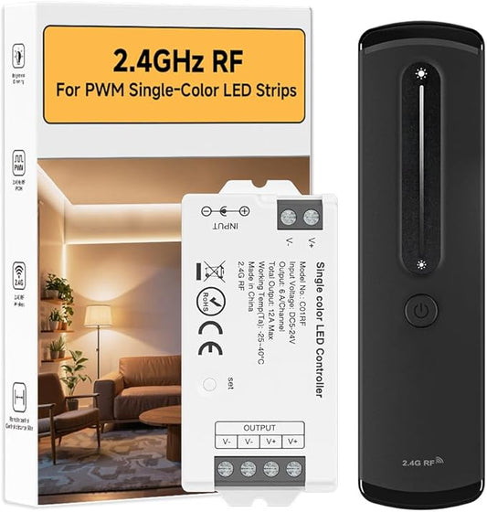 BTF-LIGHTING RC07RFB & C01RF RF 2.4GHz Wireless Tuya Controller Kit Magnetic by BTF-LIGHTING