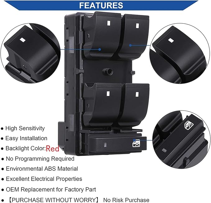 Obaee Power Window Control Switch Compatible - Image 5