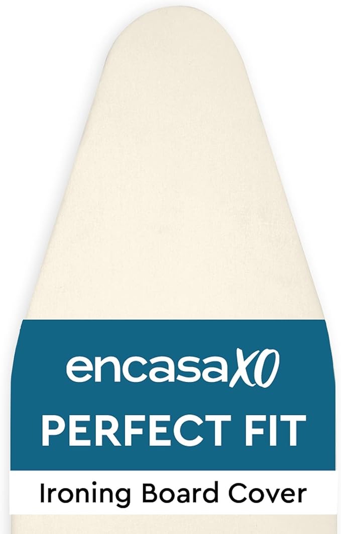 Encasa XO Ironing Board Cover and Pad 42"x14" - 4mm Felt Medium Iron Board by EncasaXO