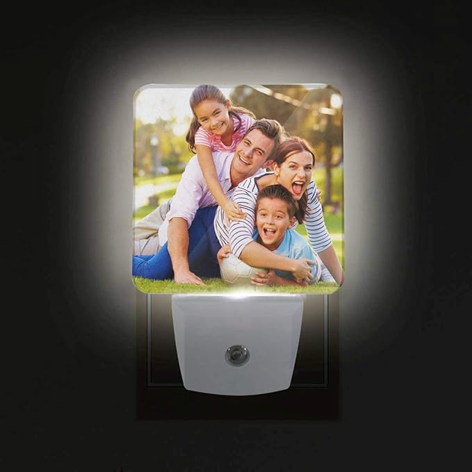 COWDIY Custom Plug in Night Lights, Personalized Your Own Photo on LED Lamps - Image 3