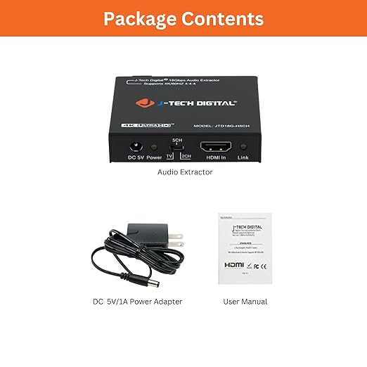 4K 60Hz HDMI Audio Extractor Converter SPDIF + 3.5MM Output Supports HDMI 2.0 - Image 9