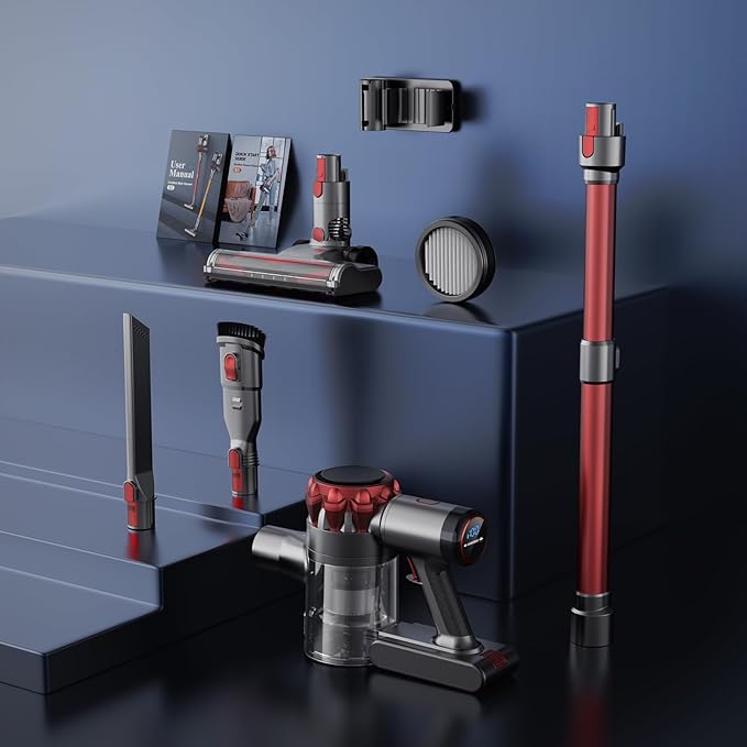 UML0 S3P Cordless Vacuum Cleaner, 45kPa Powerful Suction Vacuum Cleaners - Image 8