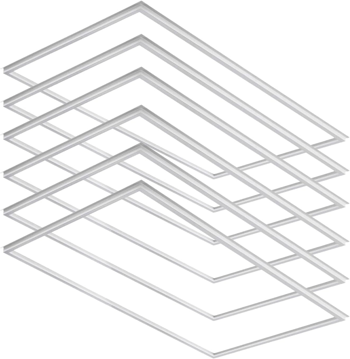 2x2 FT Edge-Lit Frame LED Panel Lights, 5CCT Selectable 3000K-6500K,