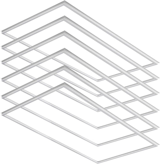 2x2 FT Edge-Lit Frame LED Panel Lights, 5CCT Selectable 3000K-6500K,