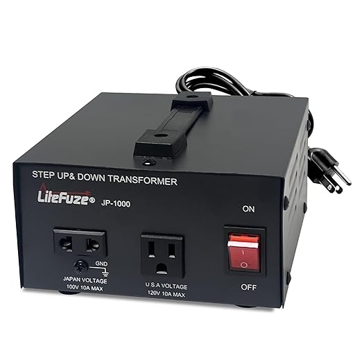 LiteFuze 1000W Step-Up/Step-Down Transformer by LiteFuzeBrand