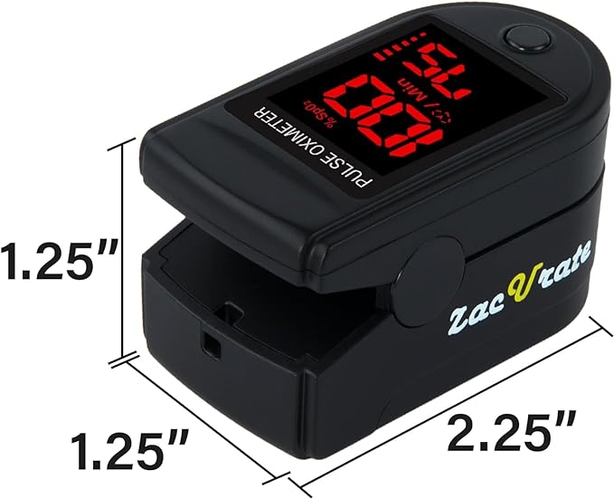 Zacurate Pro Series 500DL Fingertip Pulse Oximeter Blood Oxygen Saturation - Image 3