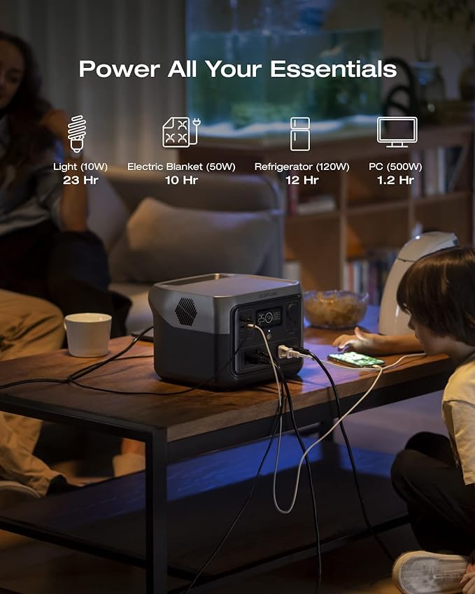 EF ECOFLOW Solar Generator RIVER 2 Pro 768Wh Portable Power Station & 160W - Image 3