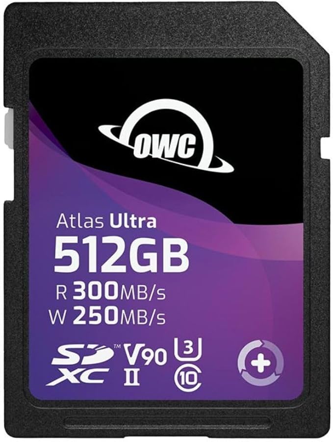 OWC Atlas Ultra 512GB SDXC UHS-II V90 Media Card - Image 3