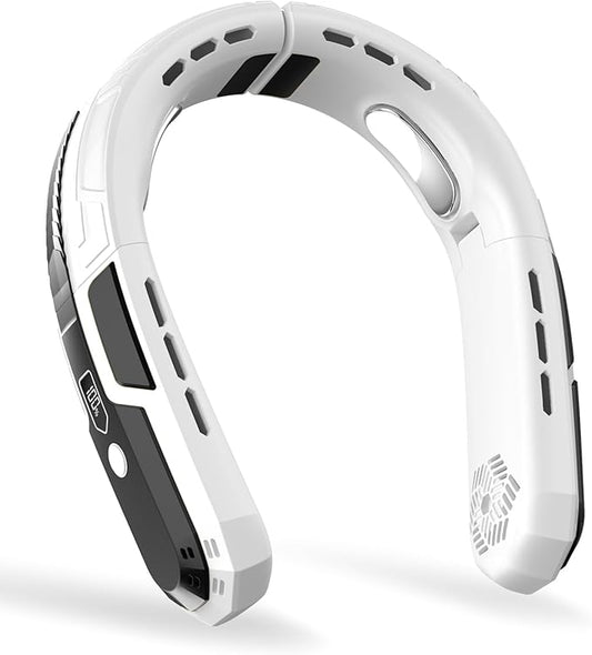 WXX Portable Neck Fan, 6000mAh Battery Neck Fan Rechargeable 360° Cooling by WXX