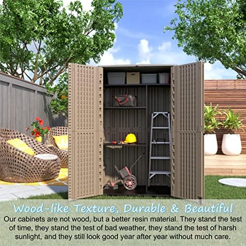 mrosaa sheds & outdoor storage, 52 cu.ft vertical, close-up detail