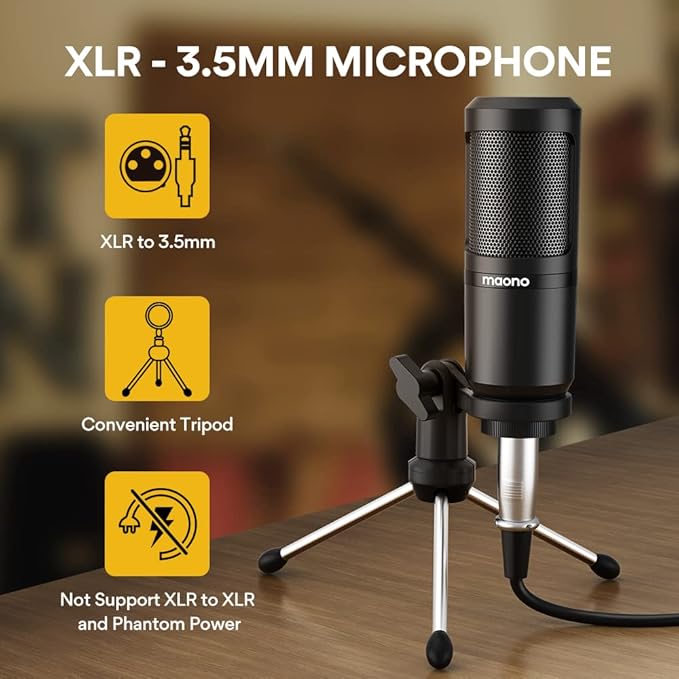 MAONO Podcast Equipment Bundle Audio mixer All-in-One Podcast Production Studio - Image 2