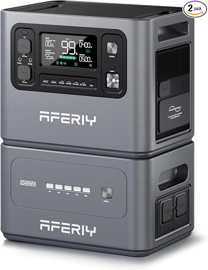 AFERIY 4096Wh Portable Power Station, P280 by AFERIY