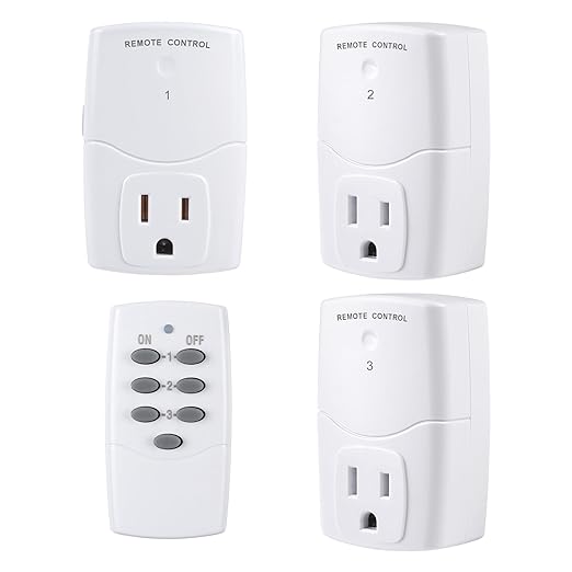 BN-LINK Mini Wireless Remote Control Outlet Switch Power Plug in by BN-LINK