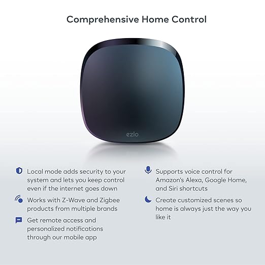 Ezlo Plus Smart Home Hub with Zigbee & Z-Wave. Works with Wi-Fi Devices - Image 7