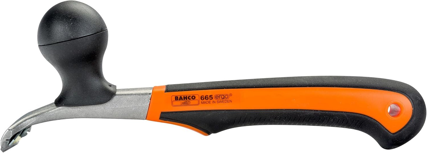 Bahco BAH665 Ergo Carbide Blade Scraper with 2-1/2" Blade, Heavy-Duty Hand Tool for Paint, Rust, & Adhesive Removal on All Surfaces, with Ergonomic Handle & Extra-Wide Blade for High-Strength Scraping | Paint, Rust And Adhesive Removal, All-Surface Use