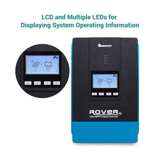 Renogy 100A 12V/24V/36V/48V DC Input MPPT Solar Charge Controller Auto - Image 2