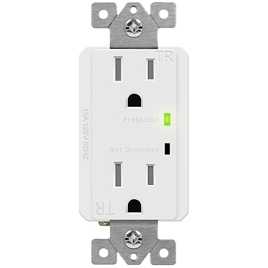 TOPGREENER Surge Protector Receptacle by TOPGREENER