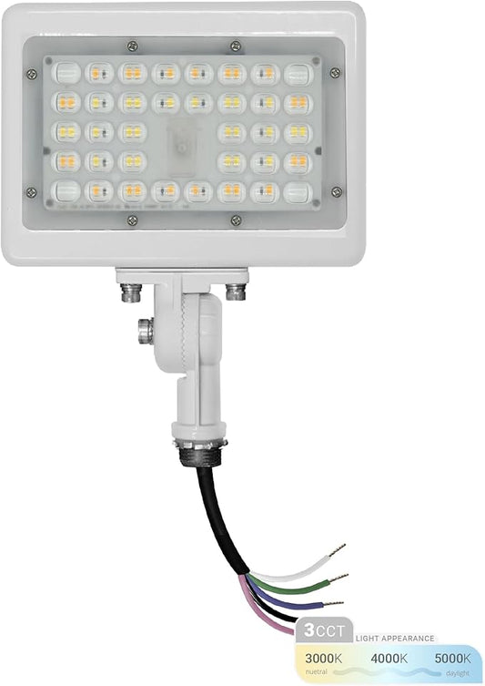 NUWATT 15W LED Flood Light, 3CCT 3000K/4000K/5000K Selectable, IP65 Waterproof by NUWATTLighting