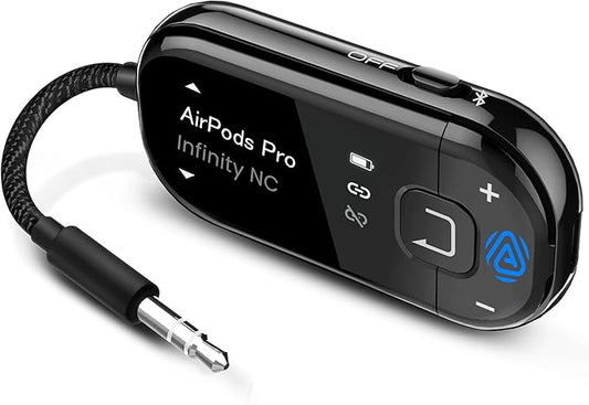 Avantree Voyager – OLED Display & Latest Auracast Bluetooth 5.4 Adapter by Avantree