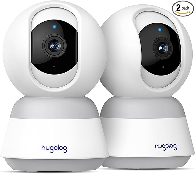 Hugolog 3K 5MP Indoor Pan/Tilt Security Camera by Hugolog