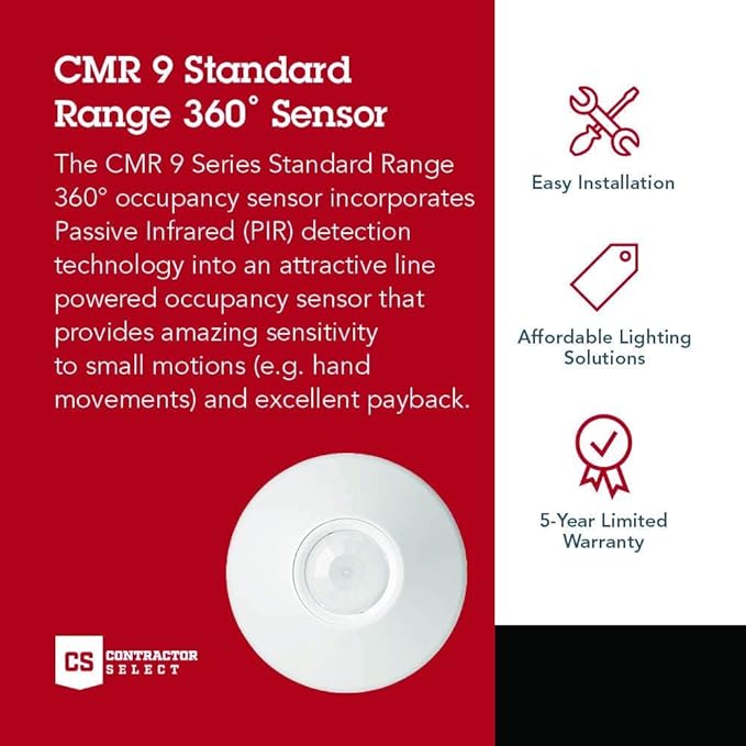 SensorSwitch Ceiling Motion Sensor, Passive Infrared PIR Occupancy Sensor - Image 2