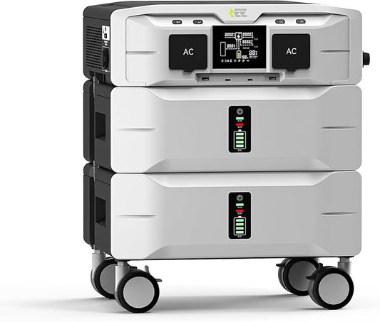 IEE 5120Wh Power Station SP5000, 120/240V 5000W AC Output, Lifepo4 Home Battery by OSCAL