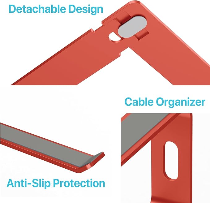 BLACK+DECKER Laptop Stand for Computer Desk, Ergonomic Laptop Stand for Desk - Image 6