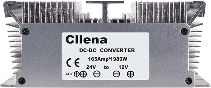 Cllena 24V to 12V Step Down Converter Voltage Regulator 165A 1980W Waterproof - Image 4