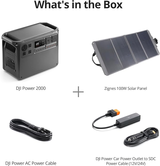 DJI Power 2000 Portable Power Station, Solar Generator - Image 9