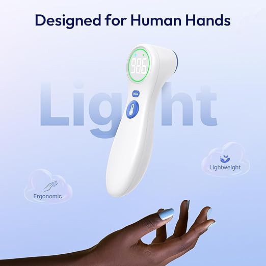 No-Touch Thermometer for Adults and Kids, 1-Second Fast Reading, Color-Coded - Image 7